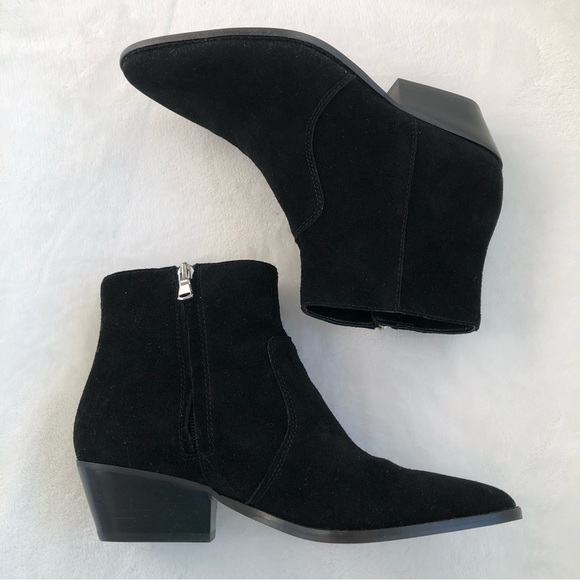 Ann Taylor Ophera Suede Flat Booties - Picture 6 of 7